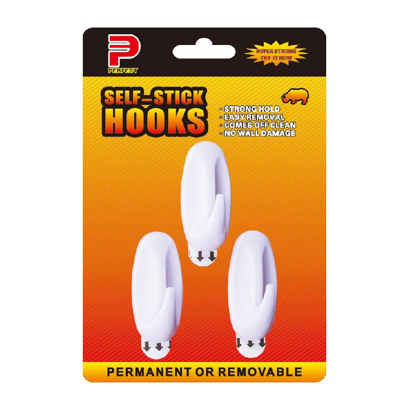 small size plastic hooks, self adhesive ceiling hook removable